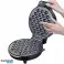Boble Vaffel Maker Rosberg R51442H, 1000W, Boble Vaffel, Non-stick, Svart bilde 3