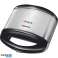 Sandwichtoaster Rosberg R51442C, 750W, Für 2 Toasts, Antihaftbeschichtet, Edelstahl/Schwarz Bild 1