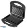 Sandwichtoaster Rosberg R51442C, 750W, Für 2 Toasts, Antihaftbeschichtet, Edelstahl/Schwarz Bild 2