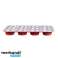 Muffin Mold Voltz V51223RC, 12 Muffins, Marble Coating, Red image 2