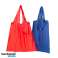Sacos de compras coloridos - 50cm x 36cm sacos de supermercado reutilizáveis, dobráveis, sacos de sacola laváveis na máquina poliéster reutilizável sacos de compras pesados reciclar foto 2