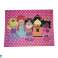 4-pack Lev &amp; Lix plastic placemats with various prints for girls image 4