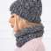 Women's set K153 We offer you a warm set consisting of a hat and a snood. The set is distinguished by its attractive appearance and solid workmanship image 4