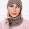 Women's set K153 We offer you a warm set consisting of a hat and a snood. The set is distinguished by its attractive appearance and solid workmanship image 2