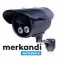 700TVL 1/3 CMOS 8mm linssi 2 IR array yö CCTV visio vedenpitävä ulkona CCTV turvakamera kiinnikkeellä - musta kuva 1