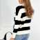Striped turtleneck sweater black Made of high-quality wool, it guarantees pleasant warmth on colder days. image 1