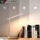 LED-bureaunachtlampje met QI 15W USB-desktopinductielader foto 3