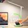 LED-bureaunachtlampje met QI 15W USB-desktopinductielader foto 4