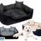 ECCO Dog Bed Playpen 100x75 cm Waterproof Black image 1