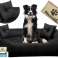 Țarc de joacă pentru pat câine PRESTIGE 115x95 cm Impermeabil Negru fotografia 6