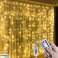LED STRING LIGHTS CURTAIN WITH REMOTE CONTROL (sku2078) stock in PL image 1