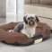 Dog bed OVAL 115x95 cm Personalized Waterproof Brown image 4