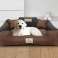 Dog bed playpen KINGDOG 55x45 cm Personalized Waterproof Brown image 3