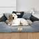 Hundebett Laufgitter KINGDOG 145x115 cm Personalisiert Wasserdicht Dunkelgrau Bild 6