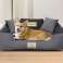 Dog bed playpen KINGDOG 100x75 cm Personalized UNMOVABLE Antislip Gray image 5