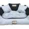 Манеж-кровать для собак KINGDOG 75x65 см Персонализированный водонепроницаемый светло-серый изображение 2
