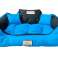 Dog bed playpen KINGDOG 100x75 cm Personalized Waterproof Blue image 2