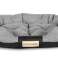 Krevet za pse OVAL 75x50 cm Personalizirana vodootporna siva slika 2