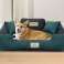 Šunų lova KINGDOG 115x95 cm Personalizuotas UNMOVABLE Antislip Green nuotrauka 5
