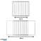Herzberg HG 03213 : Grille de cuisson universelle pour four et grille à sous-verres réglable photo 3