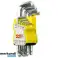OX-2006 Allen TORX Professional Key Set 9-piece - In Plastic Packaging image 5