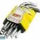 OX-2006 Allen TORX Professional Key Set 9-piece - In Plastic Packaging image 4