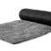 Plush rug SHAGGY 80x160 cm Antislip Dark Grey Soft image 1