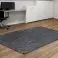 Plišani tepih SHAGGY 120x160 cm Antislip Tamno sivo mekano slika 1