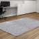 Плюшен килим SHAGGY 160x220 см Против хлъзгане Светло сив Мек картина 1