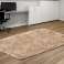 Plüss szőnyeg SHAGGY 120x160 cm Csúszásgátló Bézs Puha kép 1