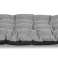Garden Cushion 120x80 cm for Bench Pallets Waterproof Grey image 2