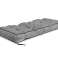 Two Garden Cushions WITH HIGH SIDE 120x80x40 cm for Bench Pallets Waterproof Grey image 2