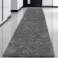 Plyšový koberec SHAGGY 80x300 cm protiskluzový tmavě šedý měkký fotka 2