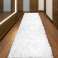 Плюшен килим SHAGGY 80x300 см Противоплъзгащ бял мек картина 3
