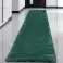 SHAGGY plüüsist vaip 80x300 cm Libisemisvastane roheline pehme foto 2