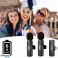2x USB Micrófono de solapa inalámbrico C tipo C Android iOS para teléfono fotografía 5