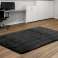 Plush rug RABBIT 120x160 cm Antislip Black Soft image 1