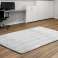 Плюшен килим RABBIT 120x160 см Противоплъзгащ сив мек картина 1