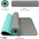 Tapis de Yoga Vert en TPE Eco-Friendly, m MU, Tapis d’Entraînement Antidérapant Tapis Double Face Haute Densité, Étanche Dimensions de 183 x 61 x 0,6 cm avec étui photo 4
