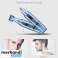 Professional Electric Rechargeable 2in1 Nose Trimmer Portable Hair Removal Shaving Trimmer Hair Cutter Hair Clipper Blue Cordless Face Care image 4