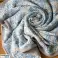 Muslin baby blanket 8 layers, 100% Organic Cotton, 105x105 image 4