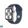 Apple Watch SE en alliage. 40mm GPS Cellulaire Argent Sport Band Bleu S/M MRGJ3QF/A photo 2