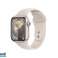 Apple Watch S9 Alloy. 41mm GPS Starlight Sport Band Beige S/M MR8T3QF/A image 2