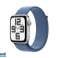 Apple Watch SE ötvözet. 44mm GPS ezüst sport hurok téli kék MREF3QF/A kép 2