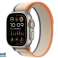 Apple Watch Ultra2 Titanio Cella GPS. 49mm Anello arancio/beige S/M MRF13FD/A foto 2