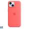 Apple iPhone 15 Silicone Case with MagSafe Guava MT0V3ZM/A image 1