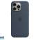 Apple iPhone 15 Pro Max Silicone Case with MagSafe Storm Blue MT1P3ZM/A image 4