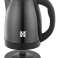 Herzberg HG 5011BLK: 1.8L 1500W rustfrit stål elkedel sort billede 1