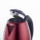 Herzberg HG 5011RED: 1.8L 1500W rustfrit stål elkedel rød billede 2
