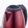 Herzberg HG 5011RED: 1.8L 1500W rustfrit stål elkedel rød billede 4